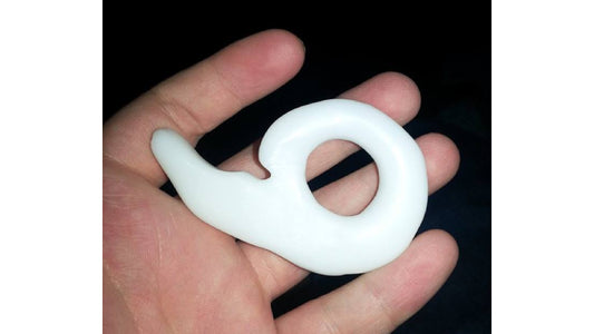 String release for bow made with InstaMorph moldable plastic.