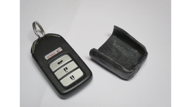 Cover made for Honda remote key fob out of InstaMorph moldable plastic.