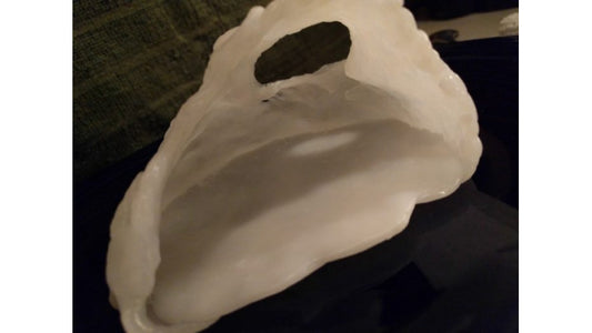 Caves made for pet lizards in an aquarium or terrarium made with InstaMorph moldable plastic.