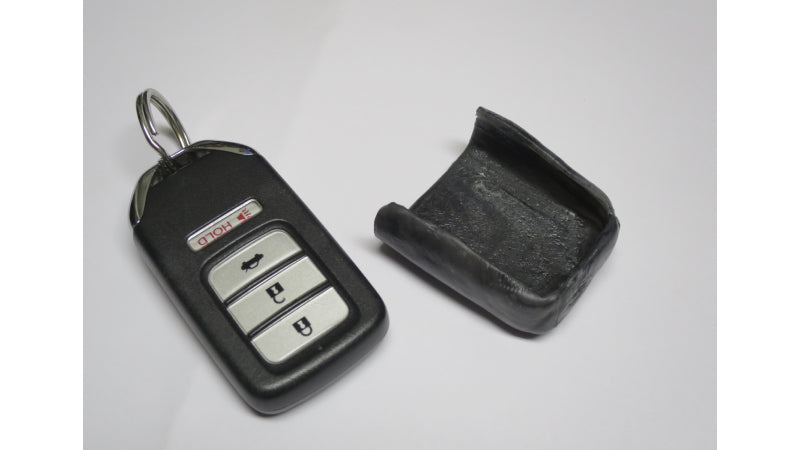 Cover made for Honda remote key fob out of InstaMorph moldable plastic. 