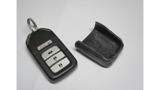 Cover made for Honda remote key fob out of InstaMorph moldable plastic. 