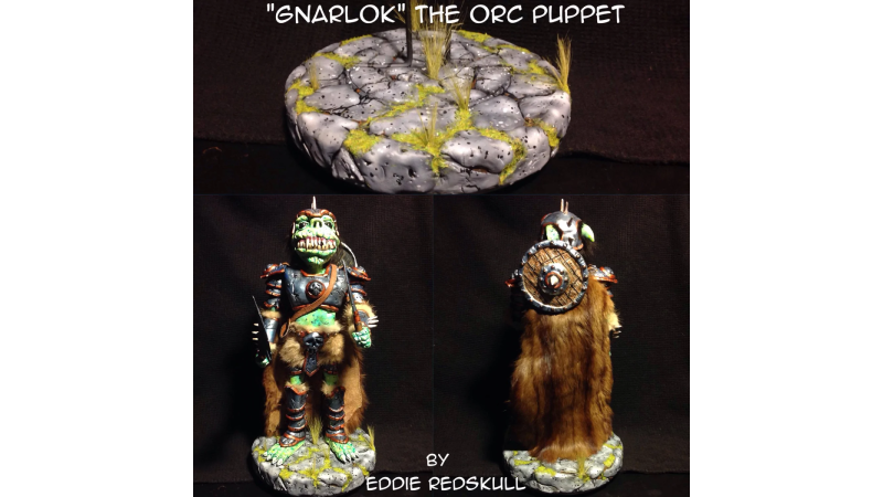 Orc Puppet - Painting and Finishing