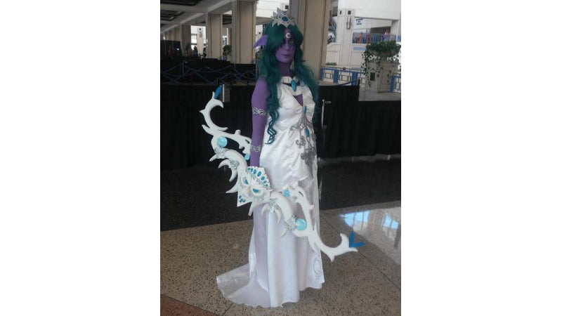Word of Warcraft gamers gaming costume made for cosplay with the help of InstaMorph moldable plastic.
