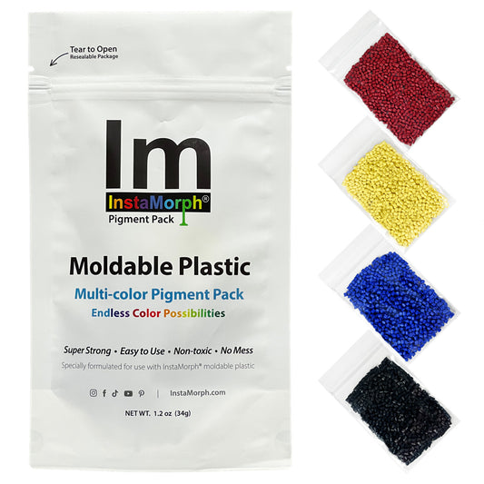 1.2oz Color Mixing InstaMorph Moldable Plastic Pigment Pack