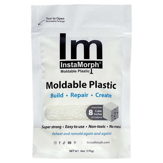 5lb & 10lb Bulk White InstaMorph Moldable Plastic